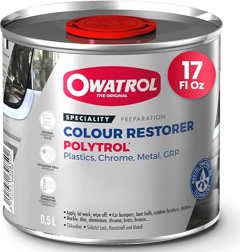 Owatrol Polytrol Colour Restorer 0.5L - Metals Plastics GRP PVCs Composites