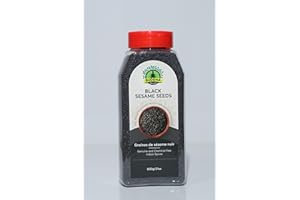 Buddha Spices Inc. Whole Black Sesame Seeds, 600g (21 Oz), 100% Pure Indian Origin