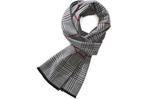 FULLRON Men Winter Scarf Soft Warm Long Cashmere Feel Scarves