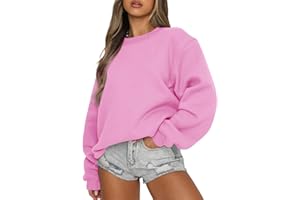 EFAN Sweatshirt For Womens Oversized Crewneck Pullover Sweater y2k Hoodies Teen Girls Cute 2024 Fall Fashion Clothes Outfits