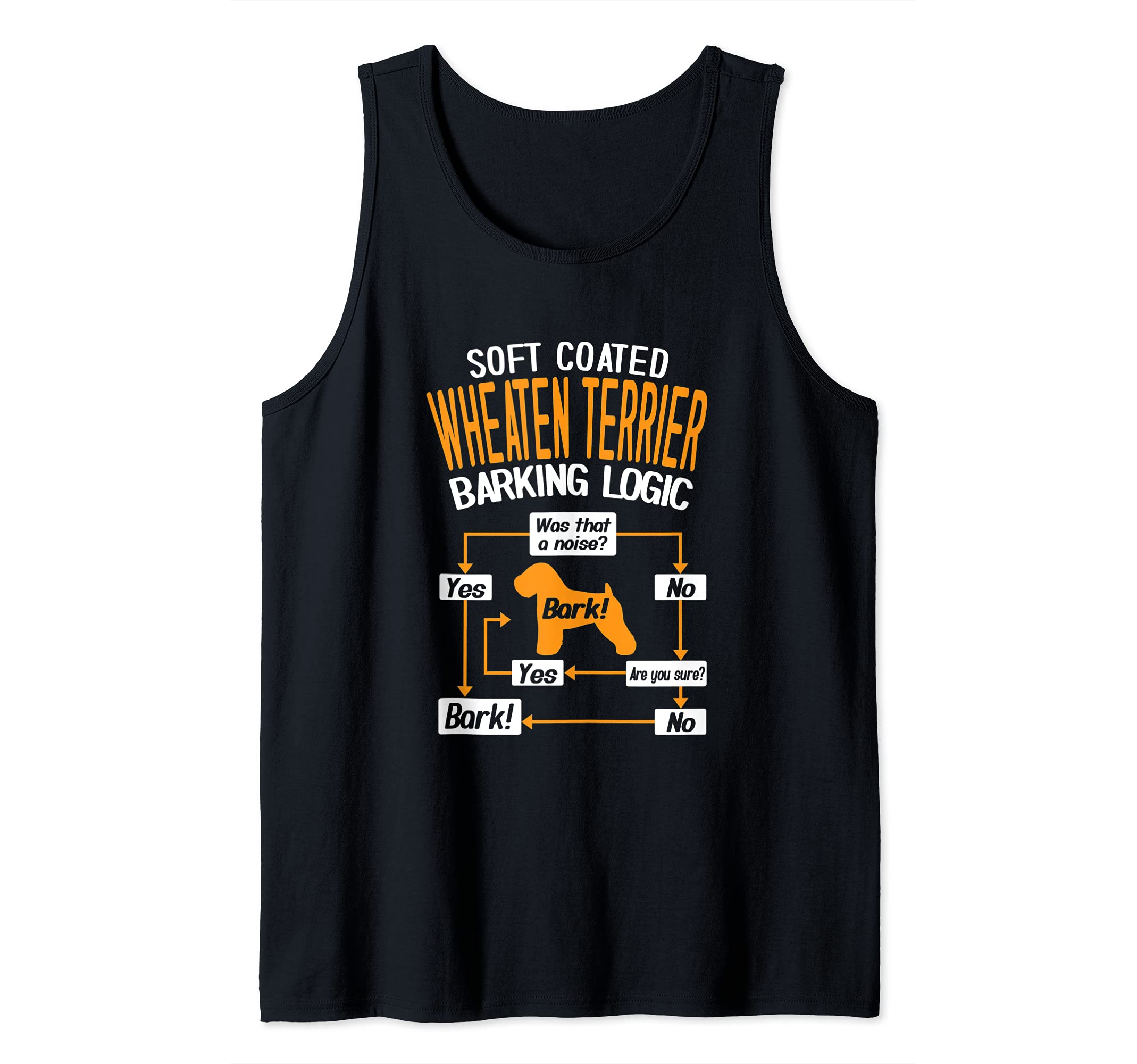 Soft Coated Wheaten Terrier Barking Logic Dog Lover Tank Top