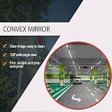 Royalswill Convex Road Safety Mirror 30cm 130 Degree Unbreakable Orange ABS view 7