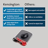 Kensington Duo Gel Ergonomic Mouse Pad with Wrist Support Red Black view 7