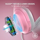 Razer Barracuda X Wireless Multi Platform Headset Quartz Pink 40mm Drivers view 5
