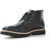 WINBIRD Cowboy Boots for Men Square Toe Western Chelsea Boots Slip on Ankle Boots Casual Mens Dress Shoes Y6088-BK-13