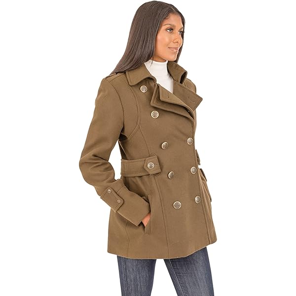 Amazon.com: Fleet Street Ltd. Women's Classic Double Breasted