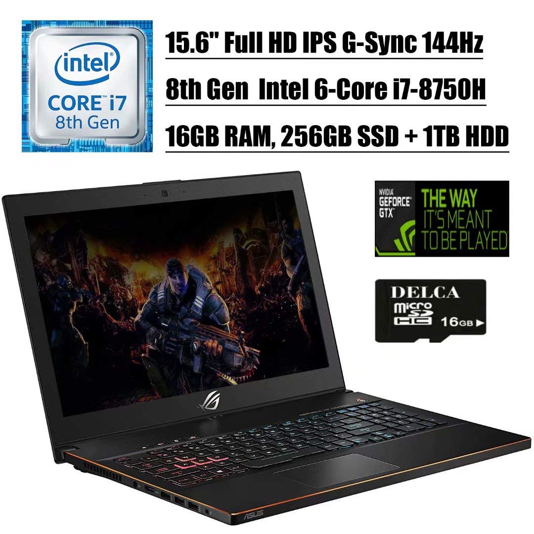 2020 ASUS GM501GM ROG Zephyrus M VR Ready Gaming Laptop I 15.6" FHD IPS G-Sync 144Hz I Intel 6-Core 