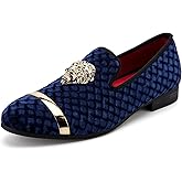 Meijiana Men's Loafers Lightweight Slip-On Moccasins Stylish Dress Shoes Breathable Tassels Loafers