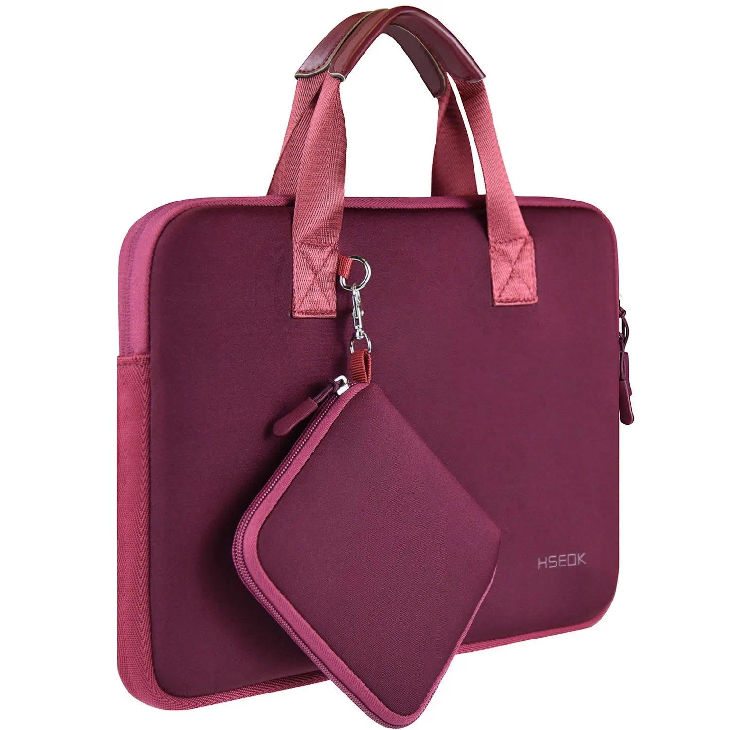 HSEOK 11.6 12.9 13 inch Elastic Laptop Sleeve with Small Case Compatible with 13 inch MacBook Neo Air Pro M5/M4/M3/M2/M1, iPad 13 12.9, XPS 13 and Most 11.6 12.9 13 inch Notebooks Tablets,R02D01 — image 1