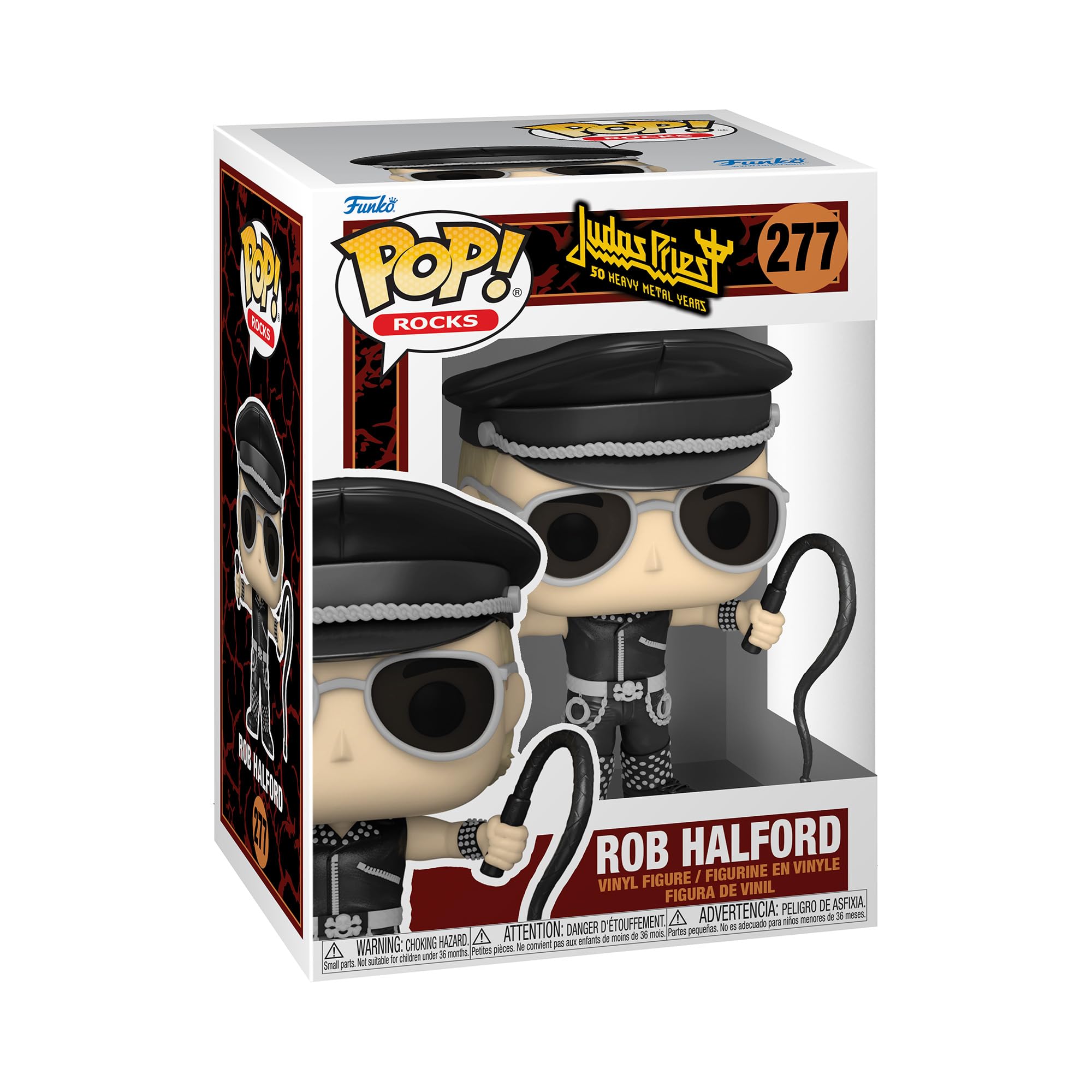 Funko POP! Rocks: Judas Priest - Rob Halford - Collectable Vinyl Figure - Gift Idea - Official Merchandise - Toys for Kids & Adults - Music Fans - Model Figure for Collectors and Display