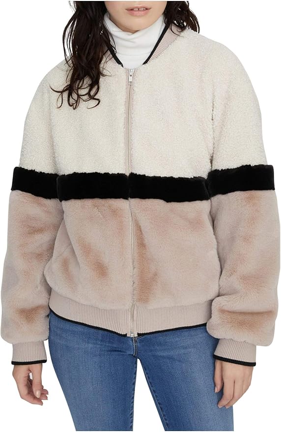 ivory bomber jacket