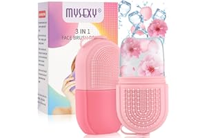 MYSEXY Ice Roller for Face & Eye, Beauty Facial Ice Rollers Ice Holder Mold Face Puffiness Relief Massage Skin Care Tools for Brighten Lubricate Shrink Pores Remove Fine Lines (Pink)