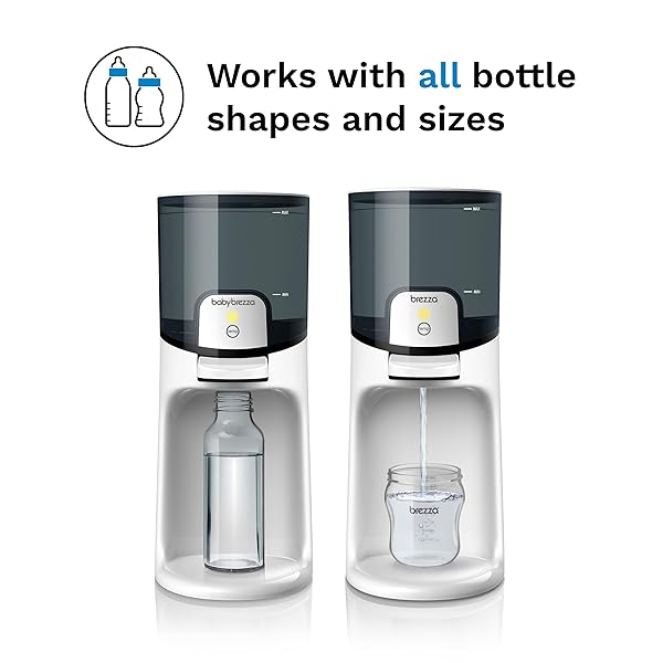 BABY BREZZA INSTANT BABY BOTTLE WARMER – FAST WATER WARMER INSTANTLY DISPENSES 24/7 IN 3 TEMPERATURES, WHITE