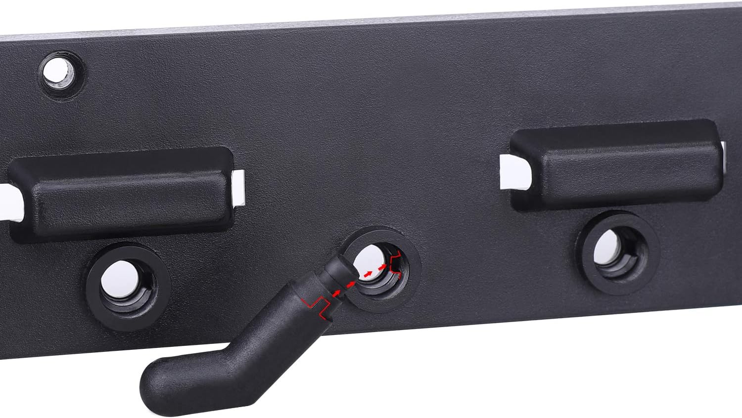 NZACE Adjustable Storage System 48 Inch, Wall Holders for Tools, Wall Mount Tool Organizer, Garage Organizer, Garden Tool Organizer, Garage Storage, Heavy Duty Tools Hanger with 3 Rails 12 Hooks - - 