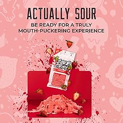 Sour Strips Watermelon Flavored Sour Candy Strips
