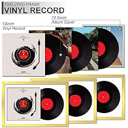 Fxojyvo Vinyl Record Frame for the Wall Display