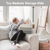 TIMEYARD Storage Basket Woven Rope 33x25x23 cm Gray with Handles view 7