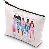 G2TUP Sorority Sister Makeup Bag Greek Sorority Gift God Says You Are Sorority Zipper Pouch Bag 1943 Sorority Paraphernalia (God Says Blue Pink)