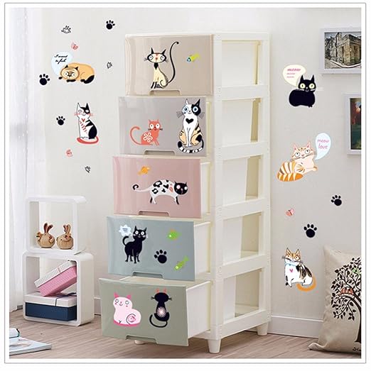 ALLDOLWEGE Decoración minimalista moderno mueble de cocina nevera ...