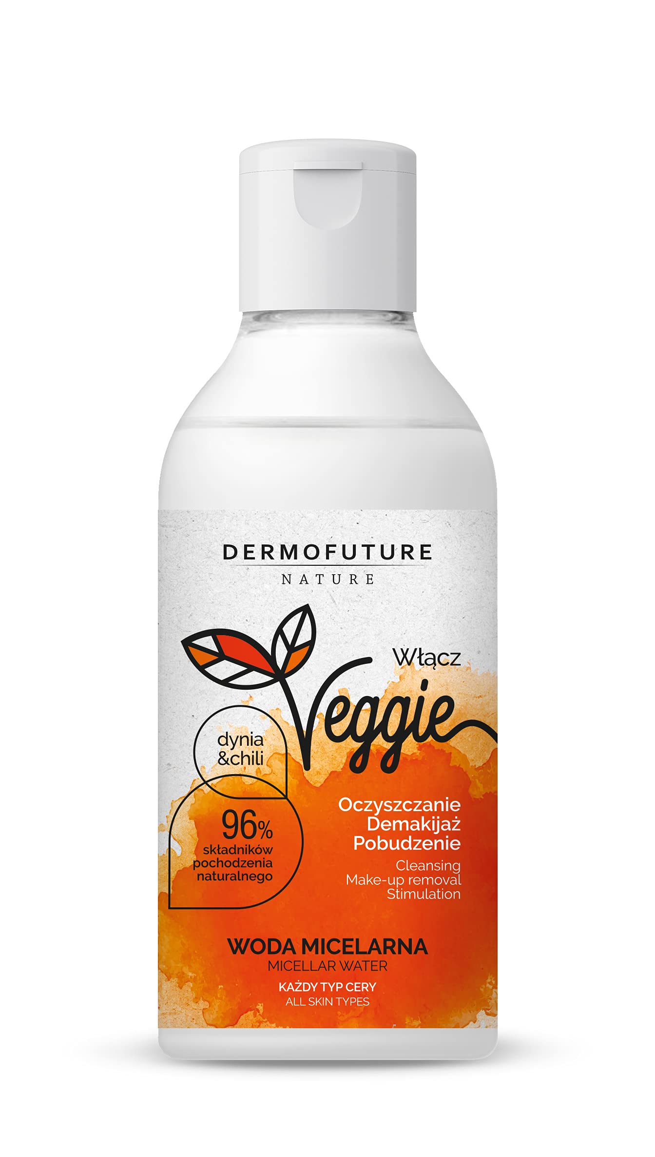 Dermofuture Veggie Skin Balance Face Micellar Water Cucumber & Ginger for Mix and Oily Skin 300ml