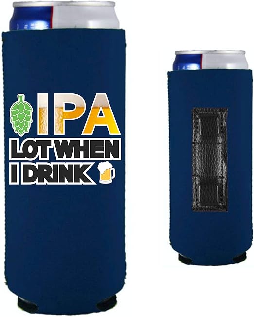 magnetic slim can koozie