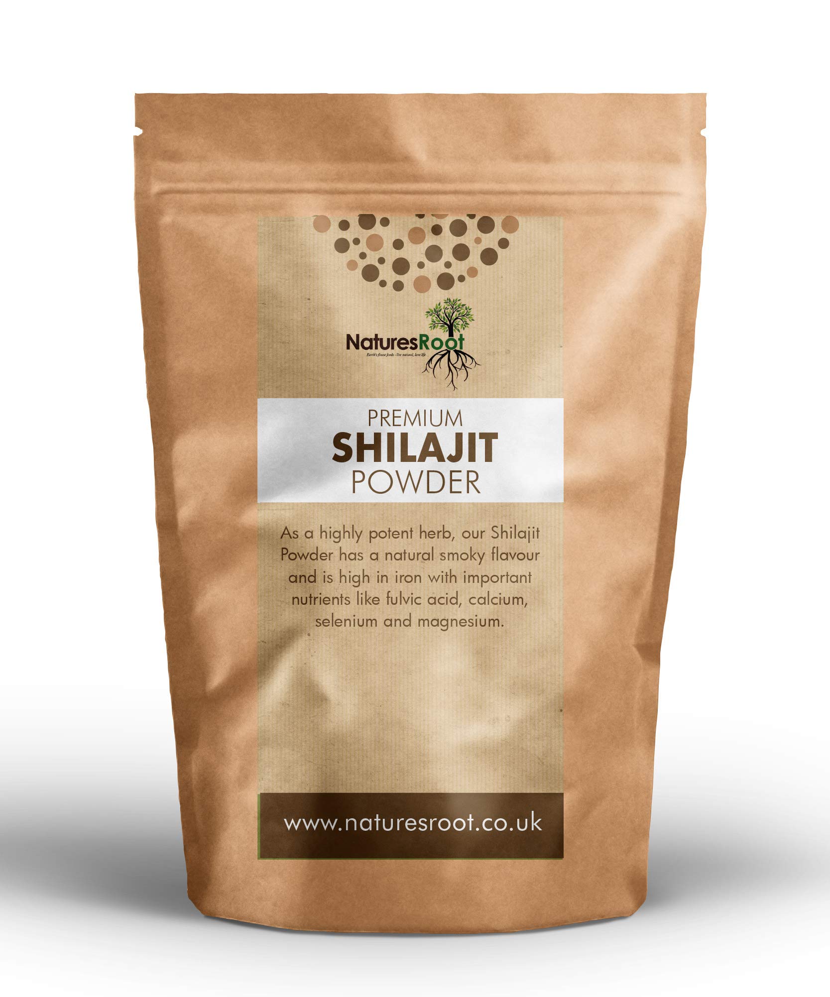 Nature’s Root Premium Shilajit Powder 60g - Ayurvedic Medicine | Indian Himalayan Supplement | Natural Energy Booster | Vegan