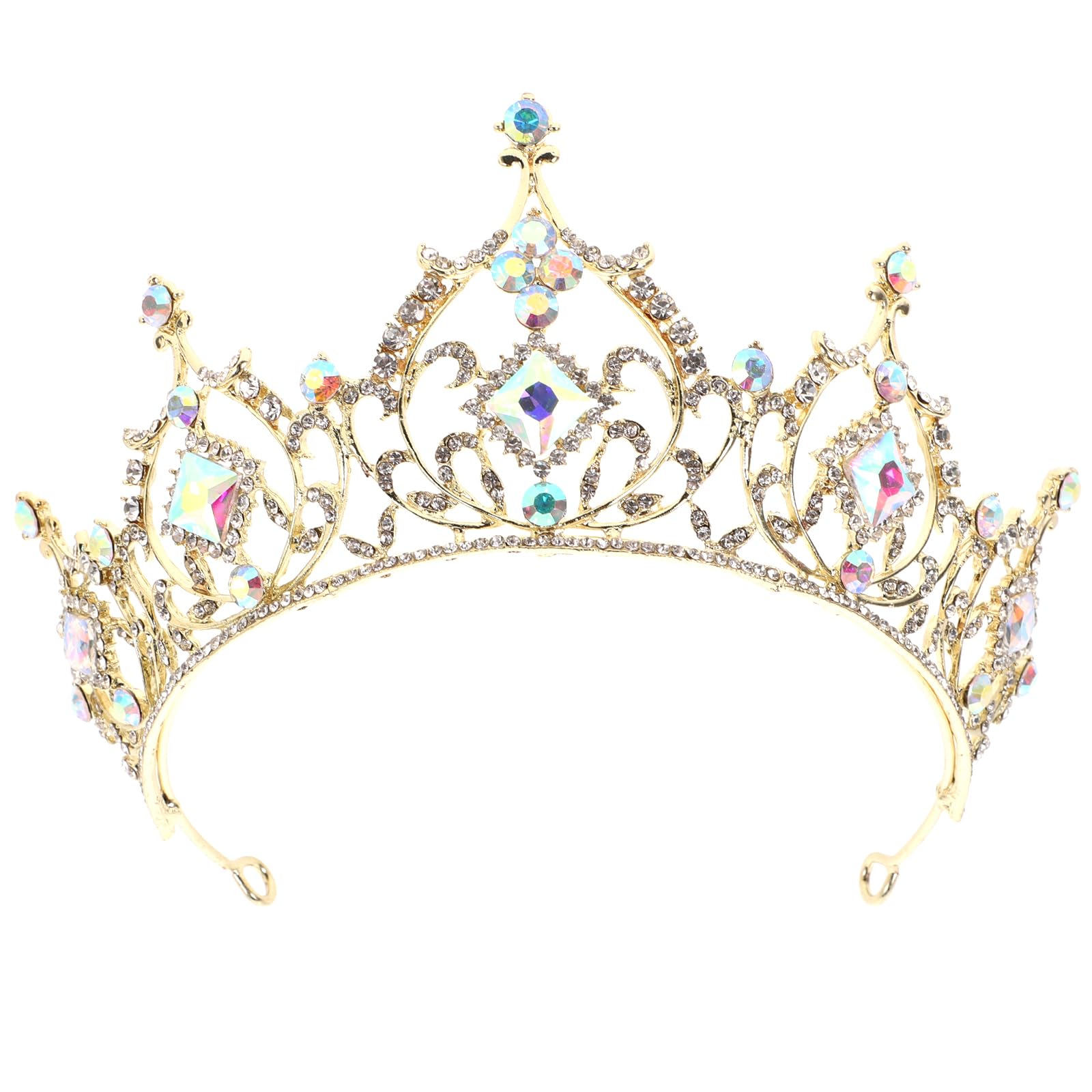 Lurrose Elegant Crown for Women Wedding Headband Bridal Crown Chic Headdress Crystal for Birthday Bridal Headpiece