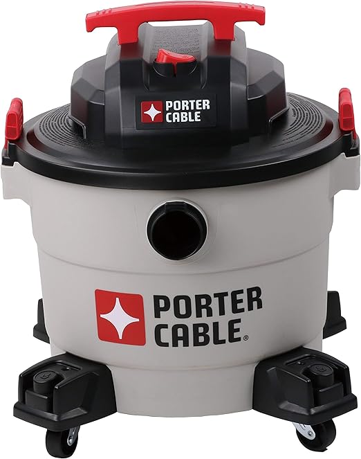 PorterCable Wet/Dry Vacuum, 9 Gallon, 5 Horsepower Corded (Renewed