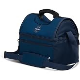 Igloo Gripper Soft Sided Cooler Bag | Insulated Dual Compartment Lunch Cooler