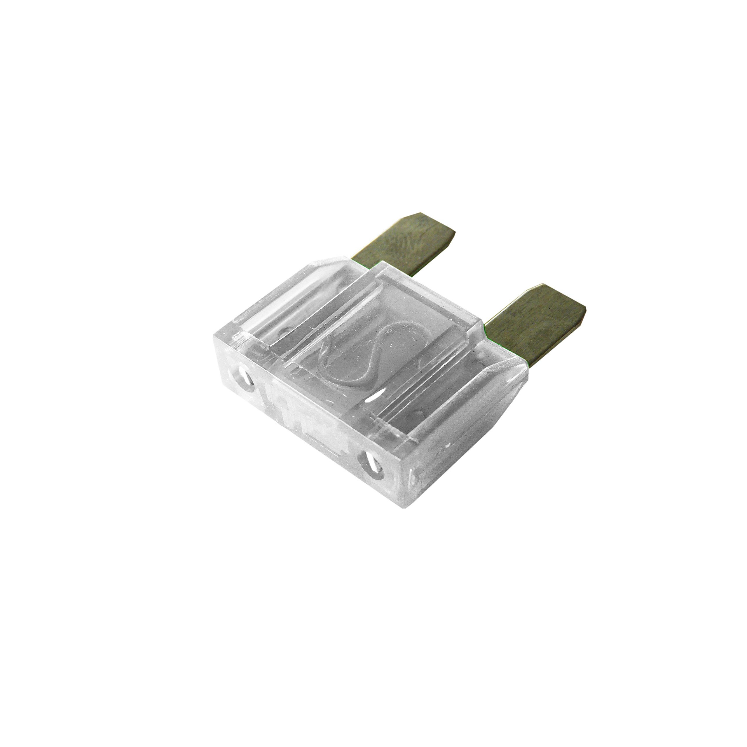Tecniks FBMAX80 80 A Maxi Blade Fuses - Clear (Pack of 10)