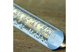 Zeekio Acrylic Lucite Rod Dowel - One 3/4 (19.05mm) x 24"(610mm) (Bubble)