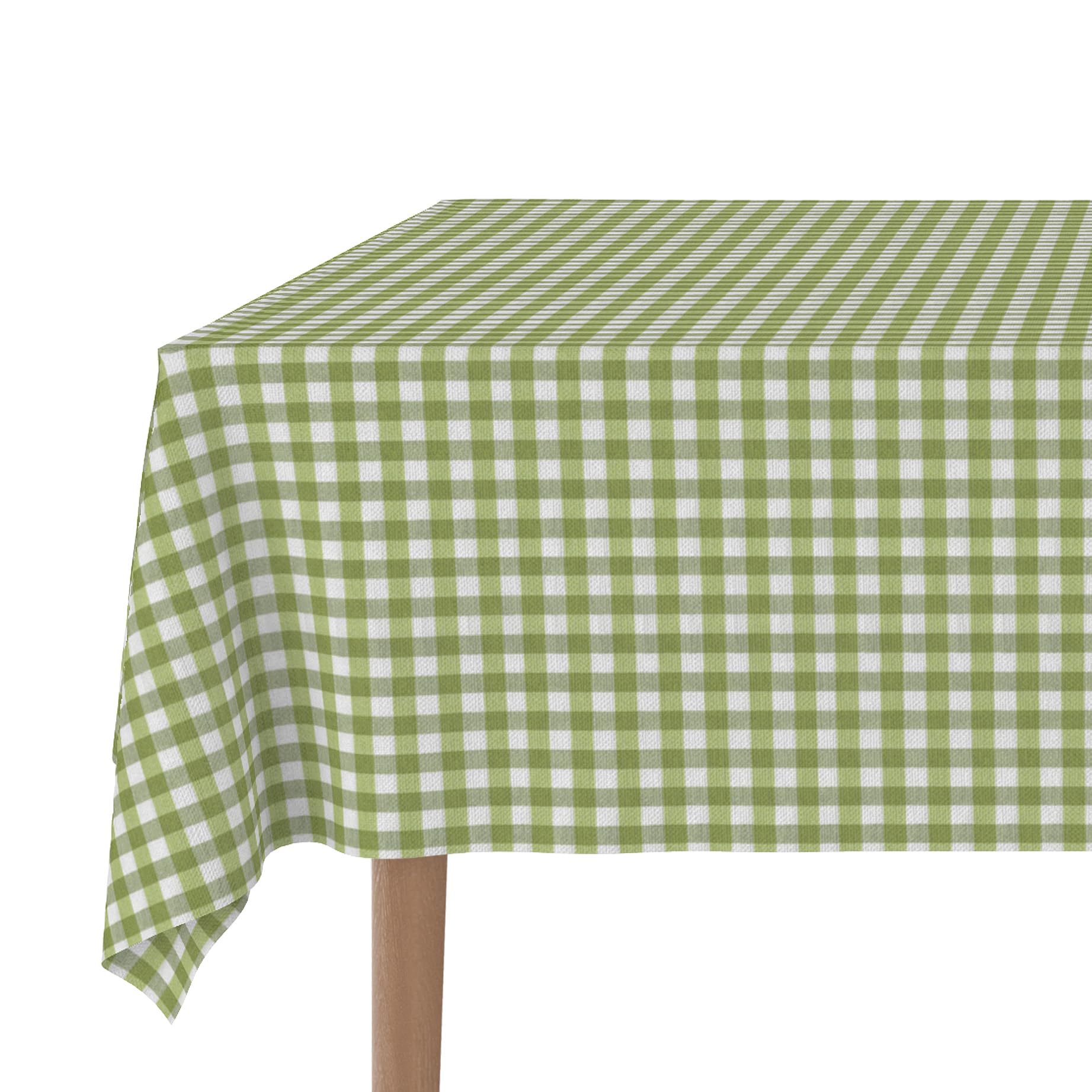 Martina Home TEFLONATED TABLECLOTH MADE Vichy Pistachio 100X140 CM