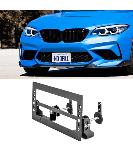 Support Plaque D'immatriculation Avant Pour BMW 1 Série F20 - Réf. 51137383756, Neuf D'origine