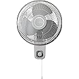 Lasko M12900 Oscillating 12 inch Wall Mount Fan for Indoor Use, Light Grey