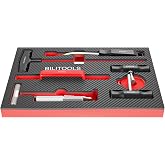 BILITOOLS 7PCS Windshield Removal Tool Kit | For Classic Vintage Car Windscreen,7-Piece Complete Tool Set,Safe &amp; Quick Disassemble,Portable EVA Storage