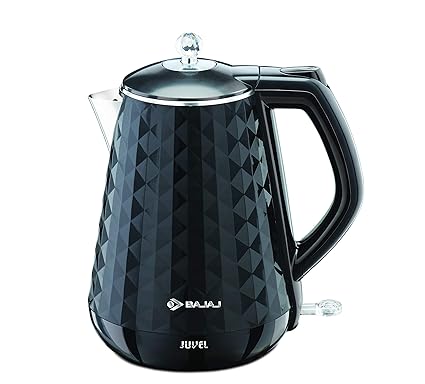 Bajaj Electricals Juvel 1.5-Litre Double Walled Electric Kettle (Black)