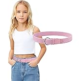 AWAYTR Girls Stretch Braided Belt - Kids Golf Softball Belt for Girls Aged 3-18 Years