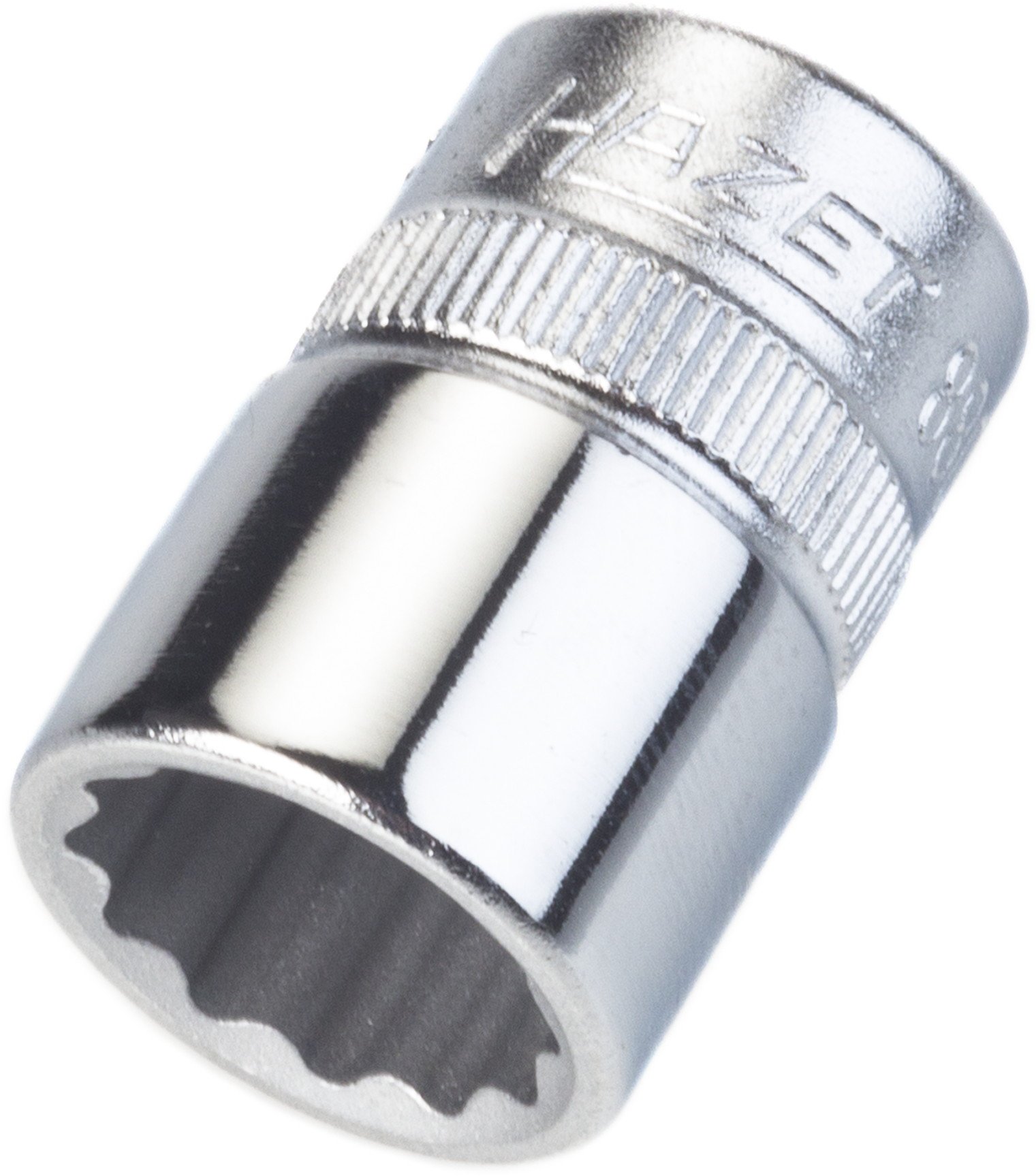 HAZET 880AZ-1/2 27.5 mm 12-Point Traction Profile Socket - Chrome-Plated/Polished