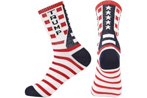 BSMTEBN Donald Trump Socks 2024 MAGA Socks Make America Great Again USA Sock Republican Socks Trump Gag Gifts For Men Womens