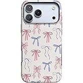 Casely iPhone 17 Pro Max Case | Coquette Girlie | Pastel Bows | Bold Protective Design | Compatible with MagSafe