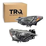 TRQ 2 Piece Headlight Assembly Set Driver