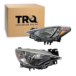 TRQ 2 Piece Headlight Assembly Set Driver