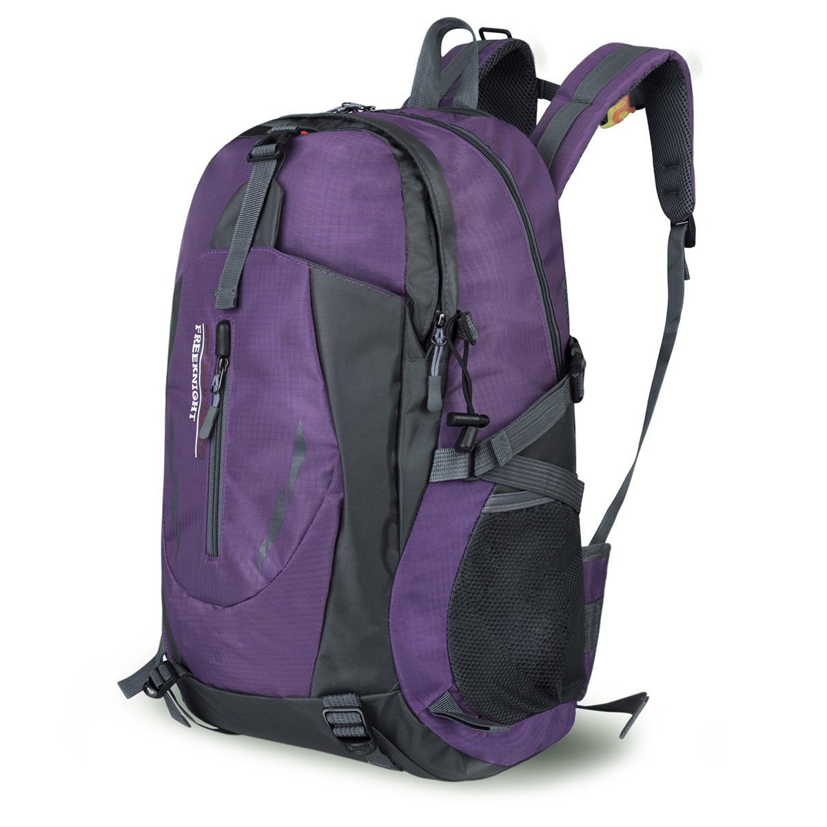 Hiking Backpack Water Resistant Sports Backpack Outdoor Bag for Travel Climbing Camping Mountaineering School Bag Hiking Daypack Size 11.8\'\'x 8.6\'\'x 20.4\'\' (Purple)