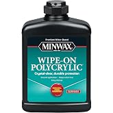 Minwax Water-Based Wipe-On Polyurethane, Gloss, 1 Pint