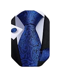 DiBanGu Extra Long Tie for Men Silk 63" XL Necktie