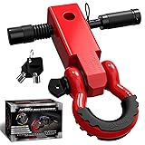 AUTMATCH Shackle Hitch Receiver 2 Inch - 3/4" D