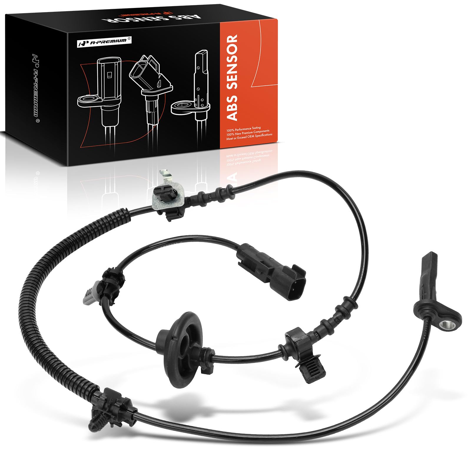 Photo 1 of A-Premium ABS Wheel Speed Sensor Compatible with GMC, Cadillac Models -Acadia 2017-2022, XT5 2017-2022 - Front Right Passenger Side, Replace# 84301904, 23359562