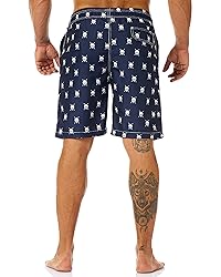 KAILUA SURF Mens Swim Trunks Long, Quick Dry Mens