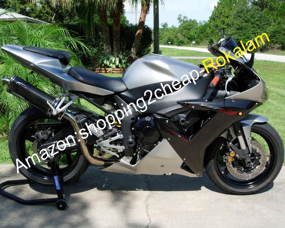 Amazon.com: Cool Fairing For Yamaha YZF-R1 02-03 YZF R1 YZFR1 R 1 YZF1000  1000 YZF-1000 2002 2003 Black Sliver Bodywork Fairings (Injection molding):  ...