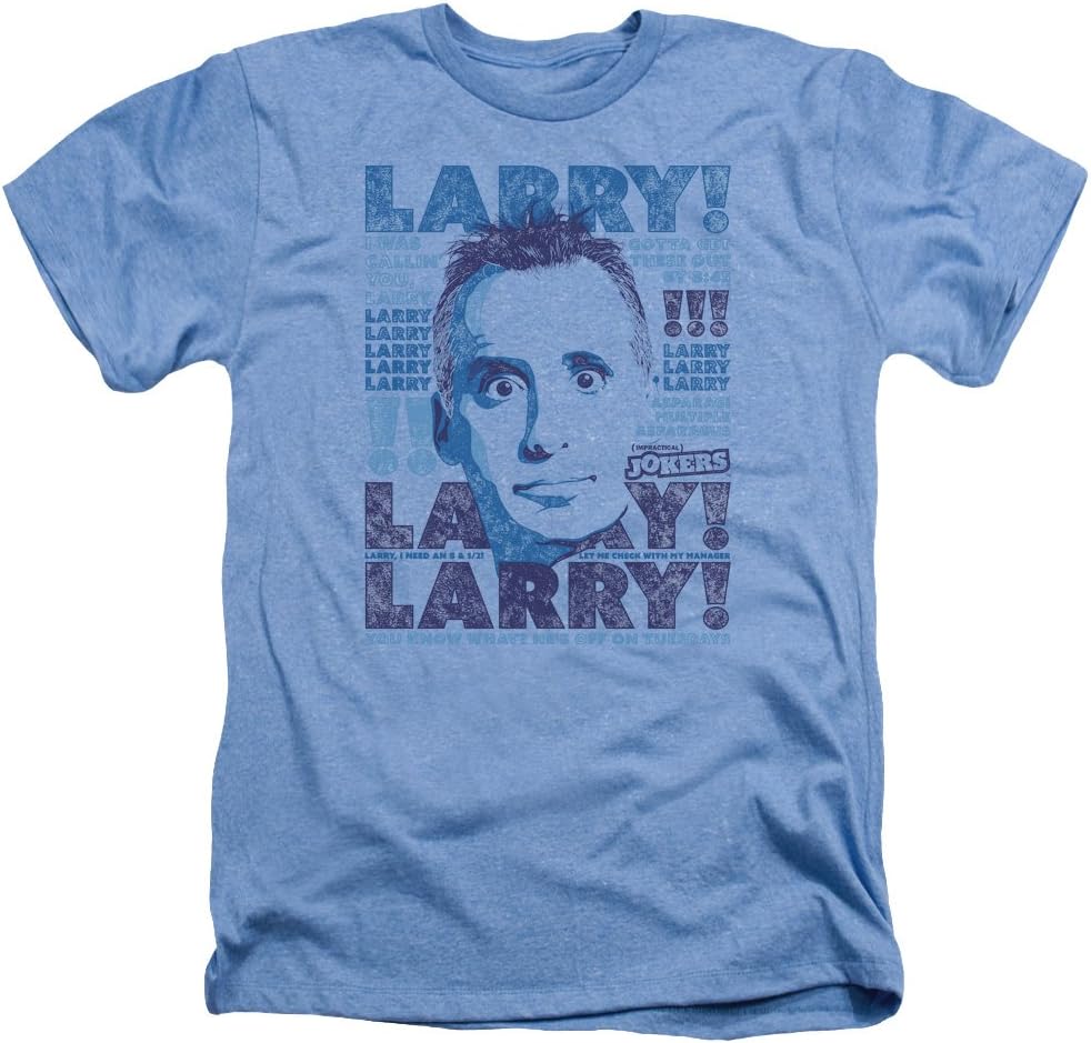 Impractical Jokers Larry Unisex Adult Heather T Shirt for Men and Women